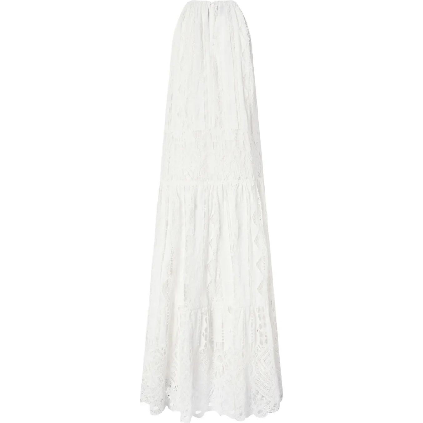 PINKO Maxi suknelė moterims, Balta, Laced maxi dress 2