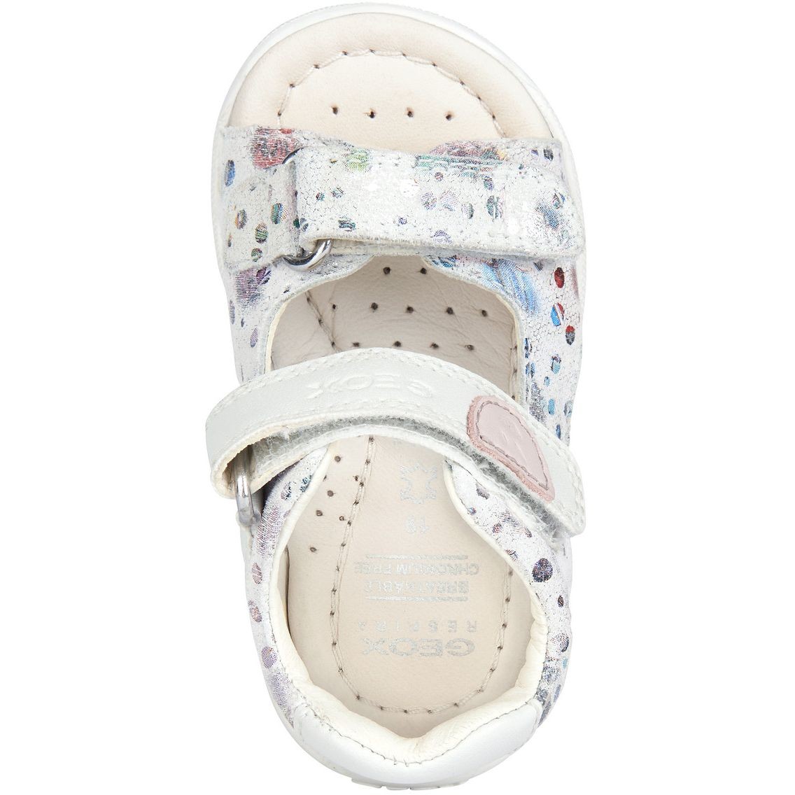 GEOX Basutės mergaitėms, Smėlio, SANDALS MACCHIA 5