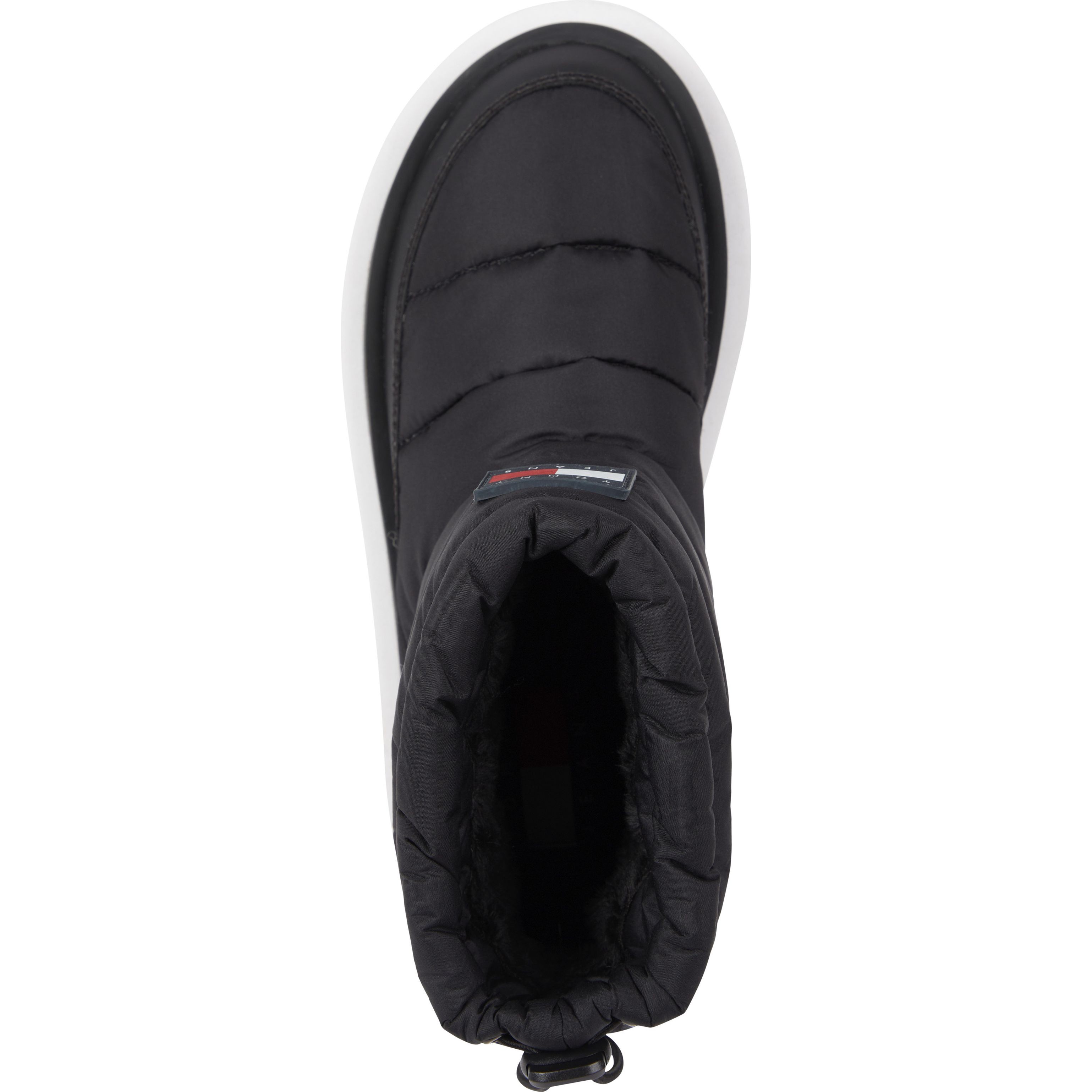 TOMMY JEANS Aulinukai moterims, Juoda, Padded flat boot 3