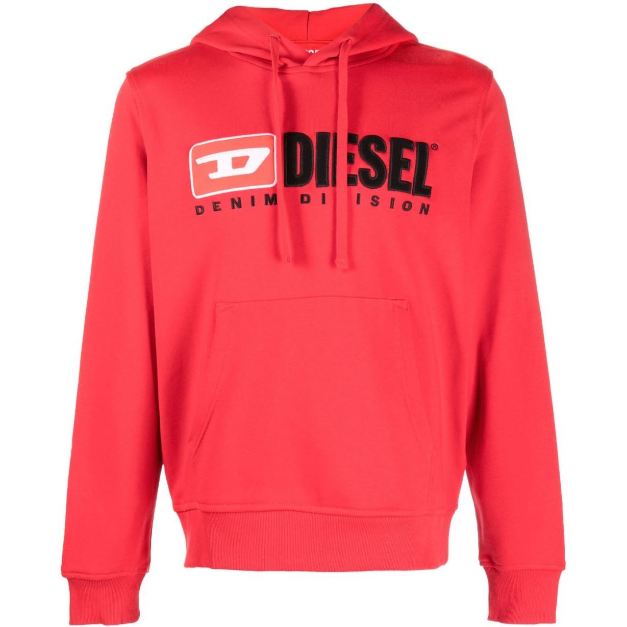 DIESEL Džemperis vyrams, Raudona, S-ginn-hoodie-div