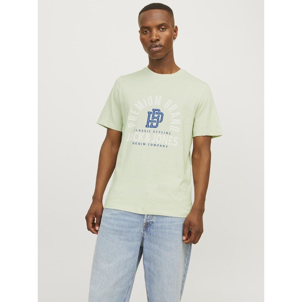 JACK & JONES Marškinėliai vyrams, Žalia, JPRSTAR TEE SS CREW 2