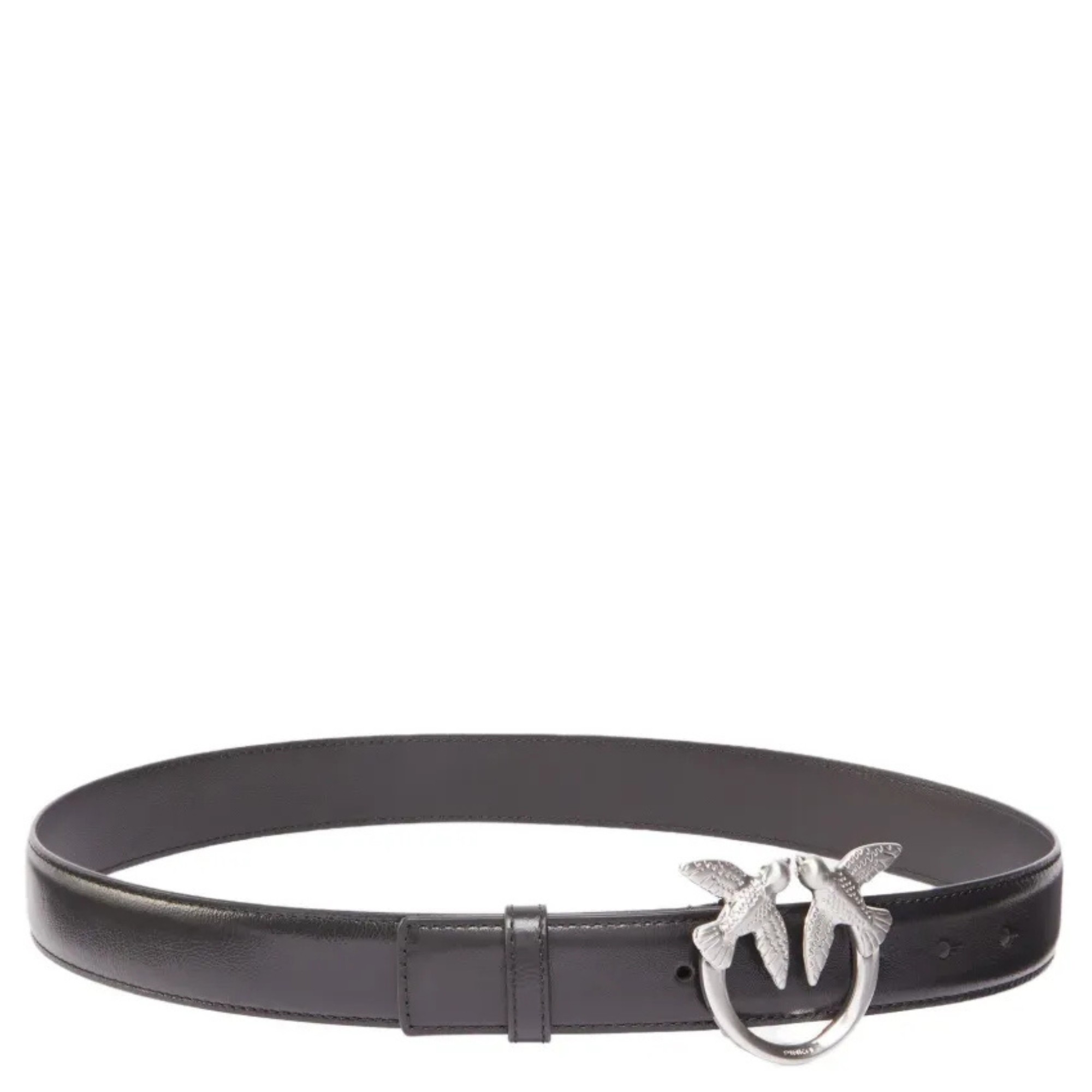 PINKO Diržas moterims, Juoda, Love berry h3 belt.low vitello 2