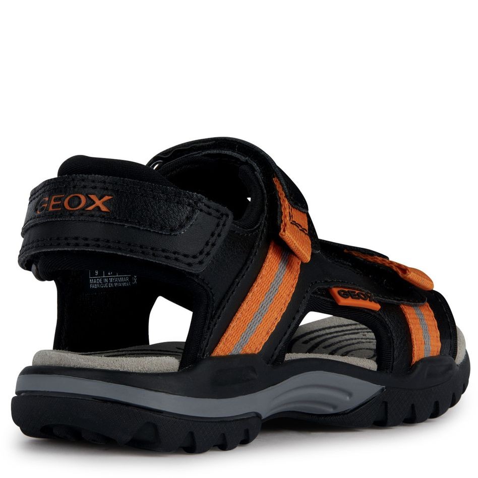 GEOX Basutės berniukams, Juoda, BOREALIS SANDALS 4