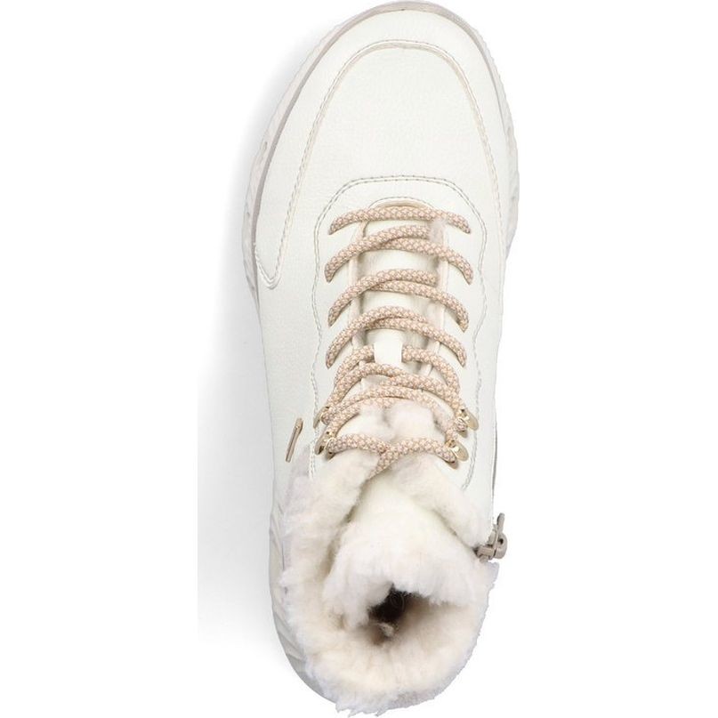 RIEKER Aulinukai moterims, Balta, Ladies mid height boots 5