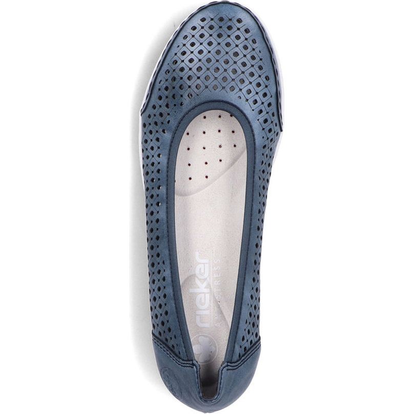 RIEKER Balerinos moterims, Mėlyna, Ballerina 5