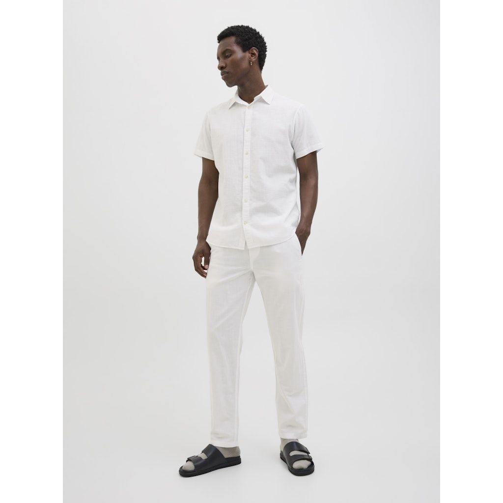 JACK & JONES Kelnės vyrams, Balta, Kane summer jogger 4
