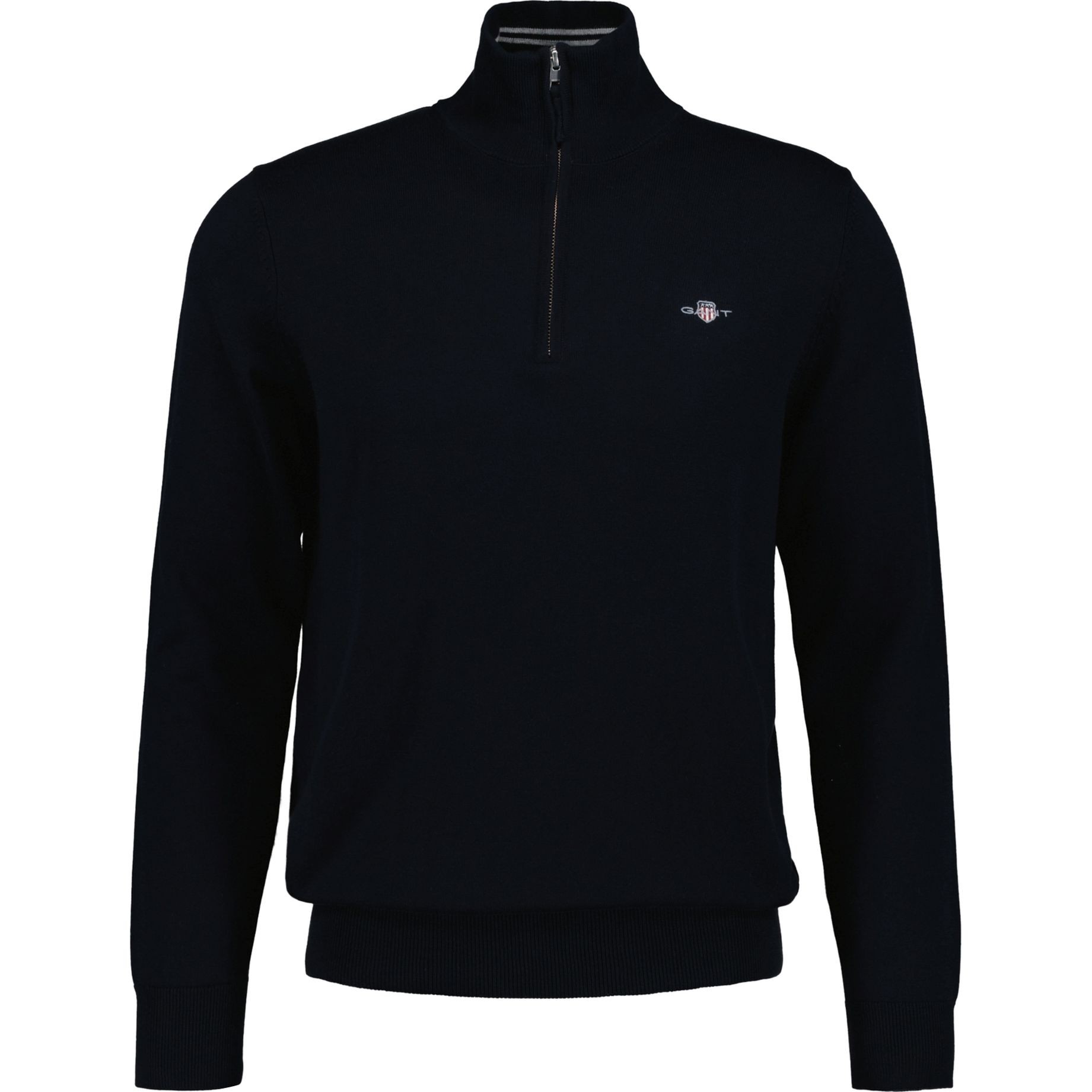 GANT Megztinis vyrams, Mėlyna, Classic cotton half zip 1