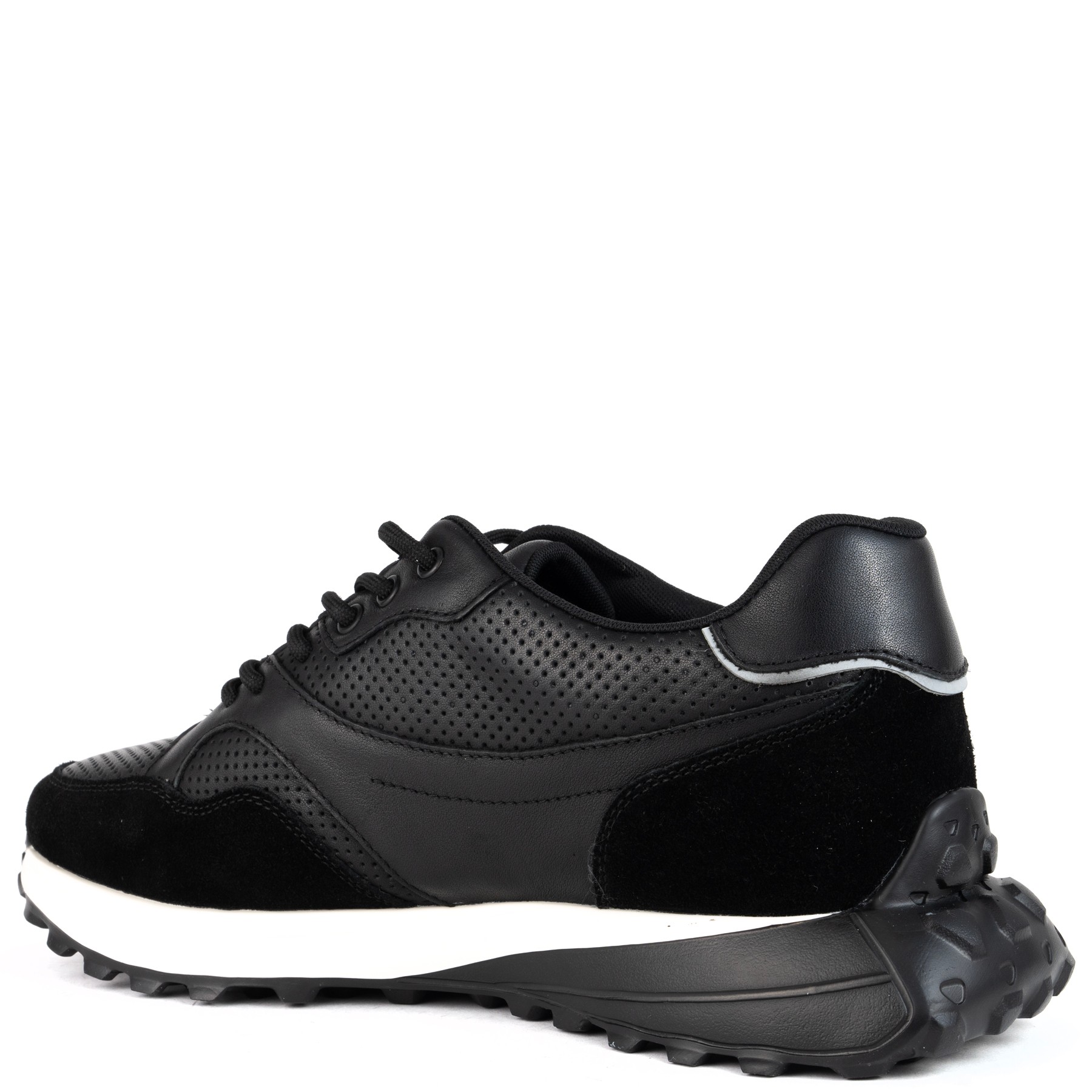 SERGIO MORETTI Laisvalaikio bateliai vyrams, Juoda, Leisure 3