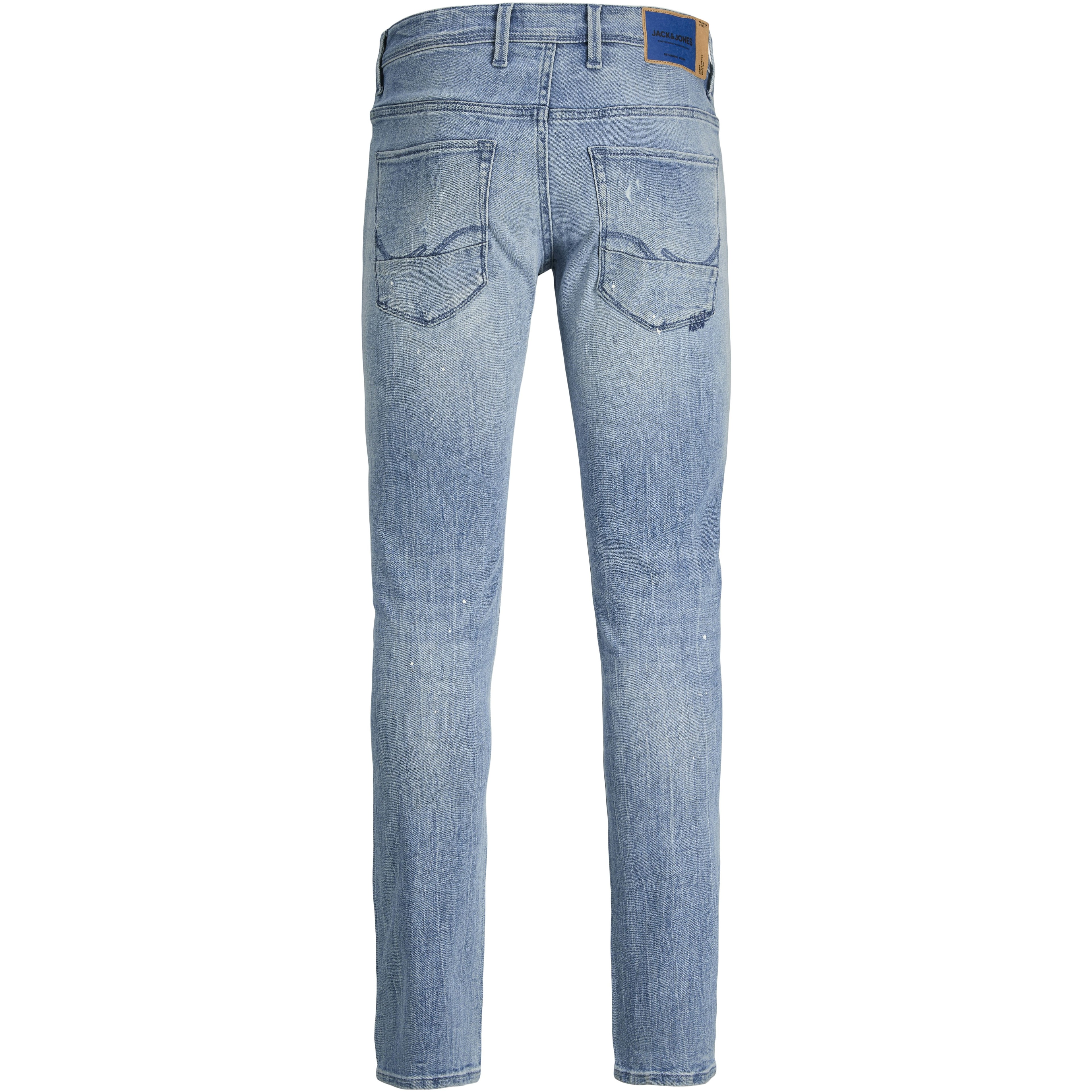 JACK & JONES Tiesūs džinsai vyrams, Mėlyna, Džinsai 2