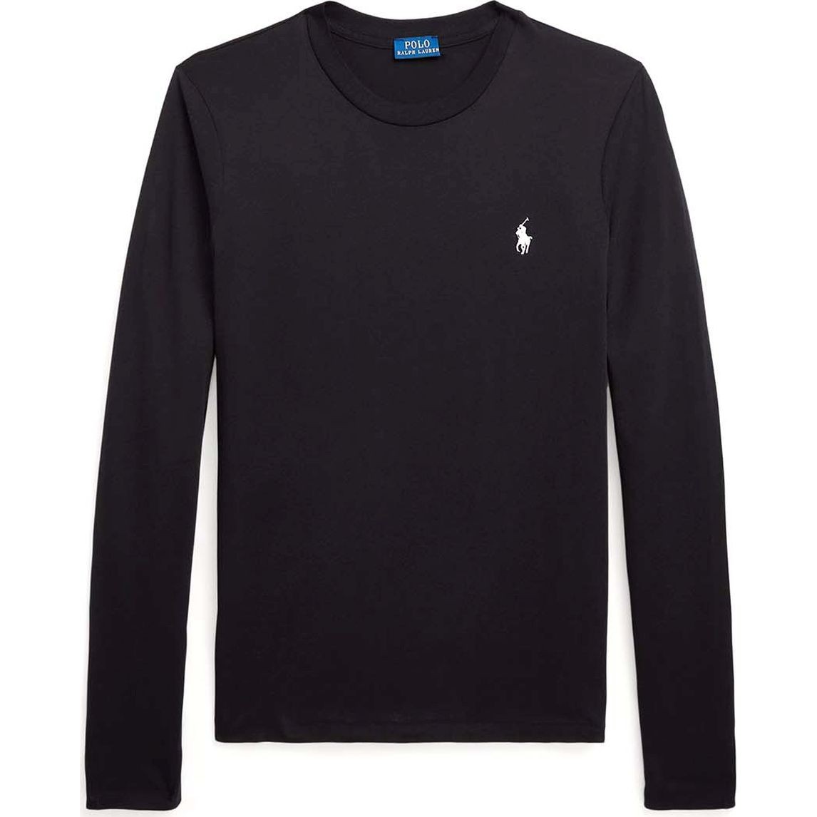 POLO RALPH LAUREN Marškinėliai ilgom. rankovėmis moterims, Juoda, Long sleeve t-shirt