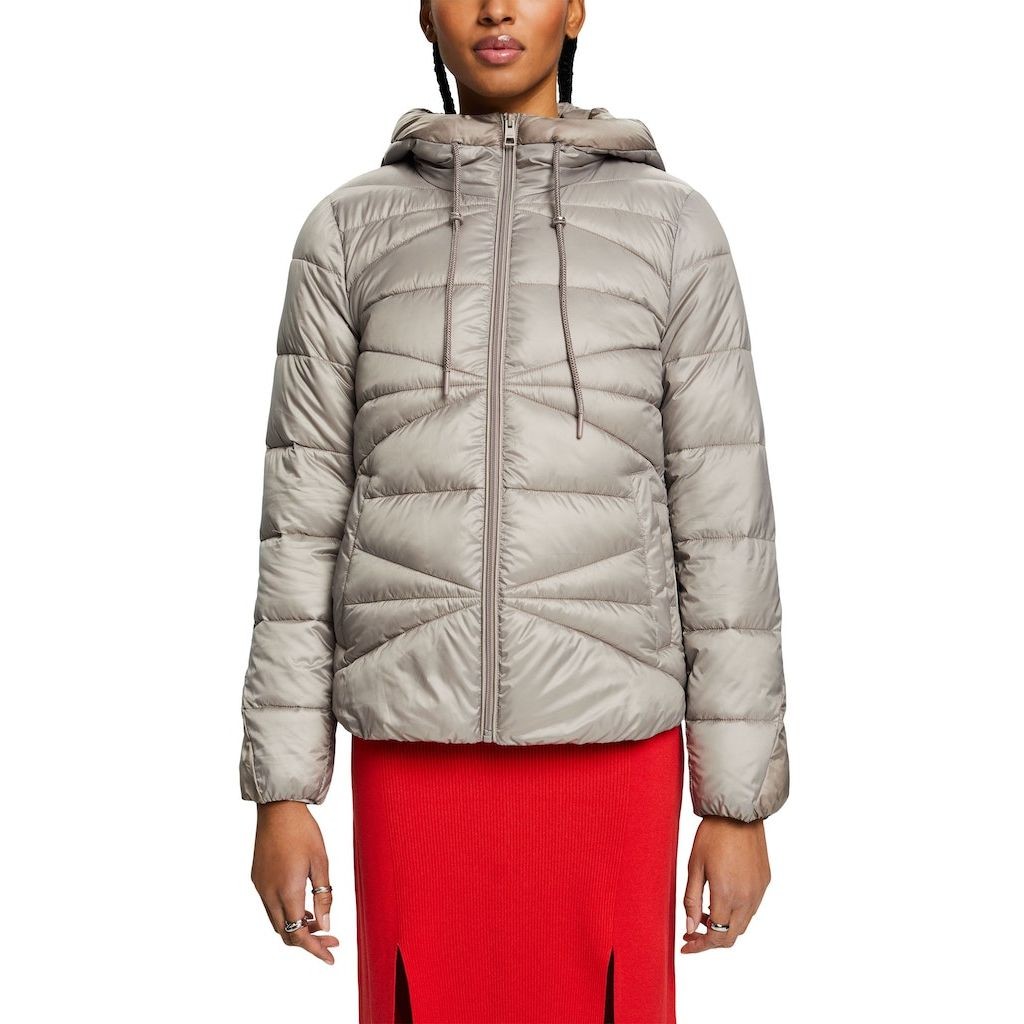 ESPRIT Striukė moterims, Smėlio, Padded Hooded Jacket 2