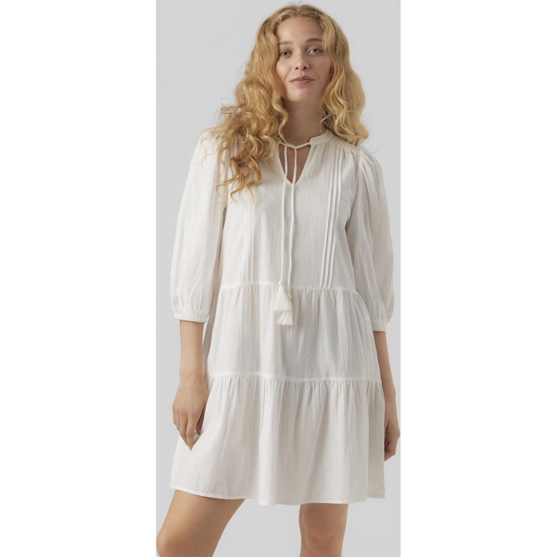 VERO MODA Mini suknelė moterims, Balta, Vmpretty mini dress 2