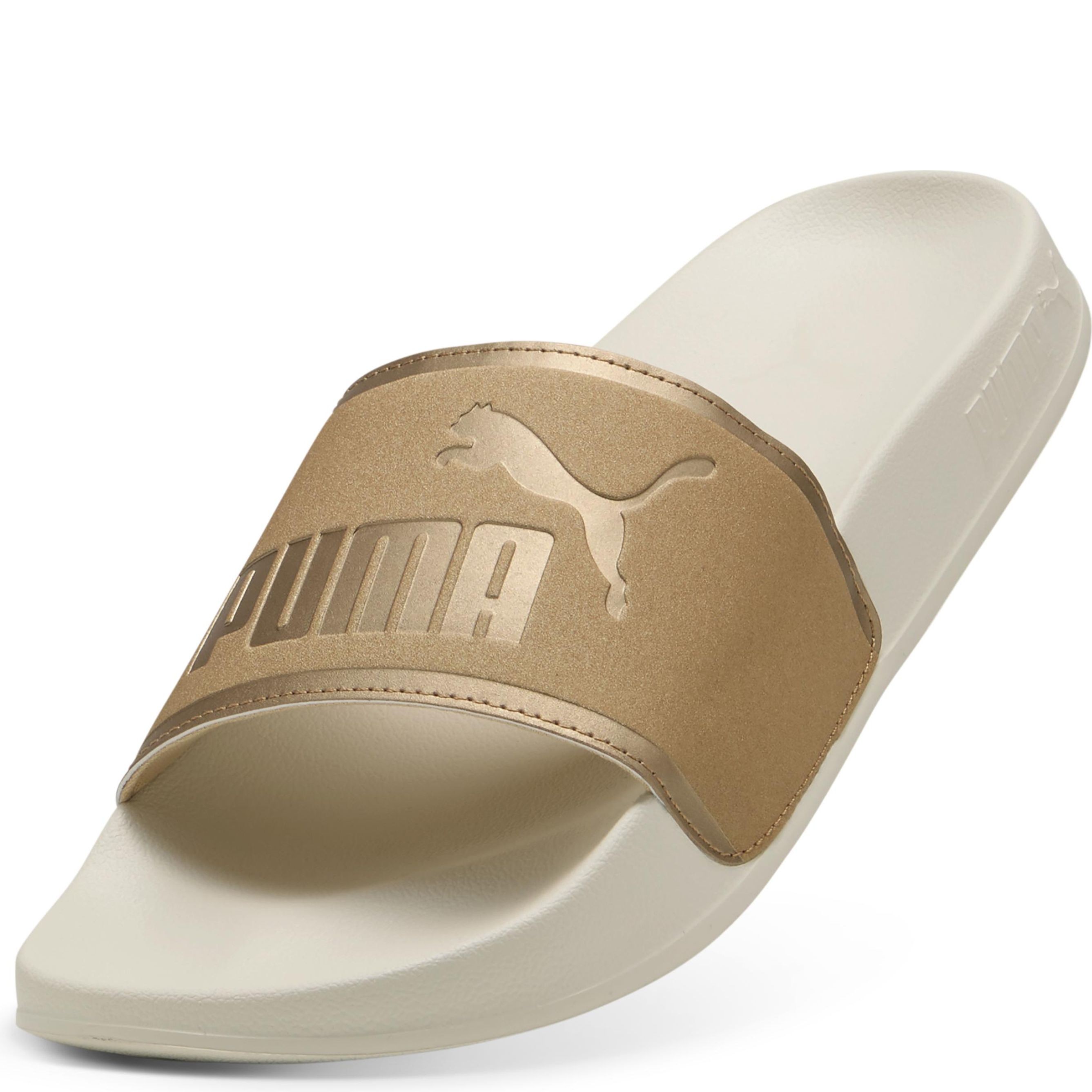 PUMA Guminės šlepetės moterims, Auksinė, Leadcat slides 4