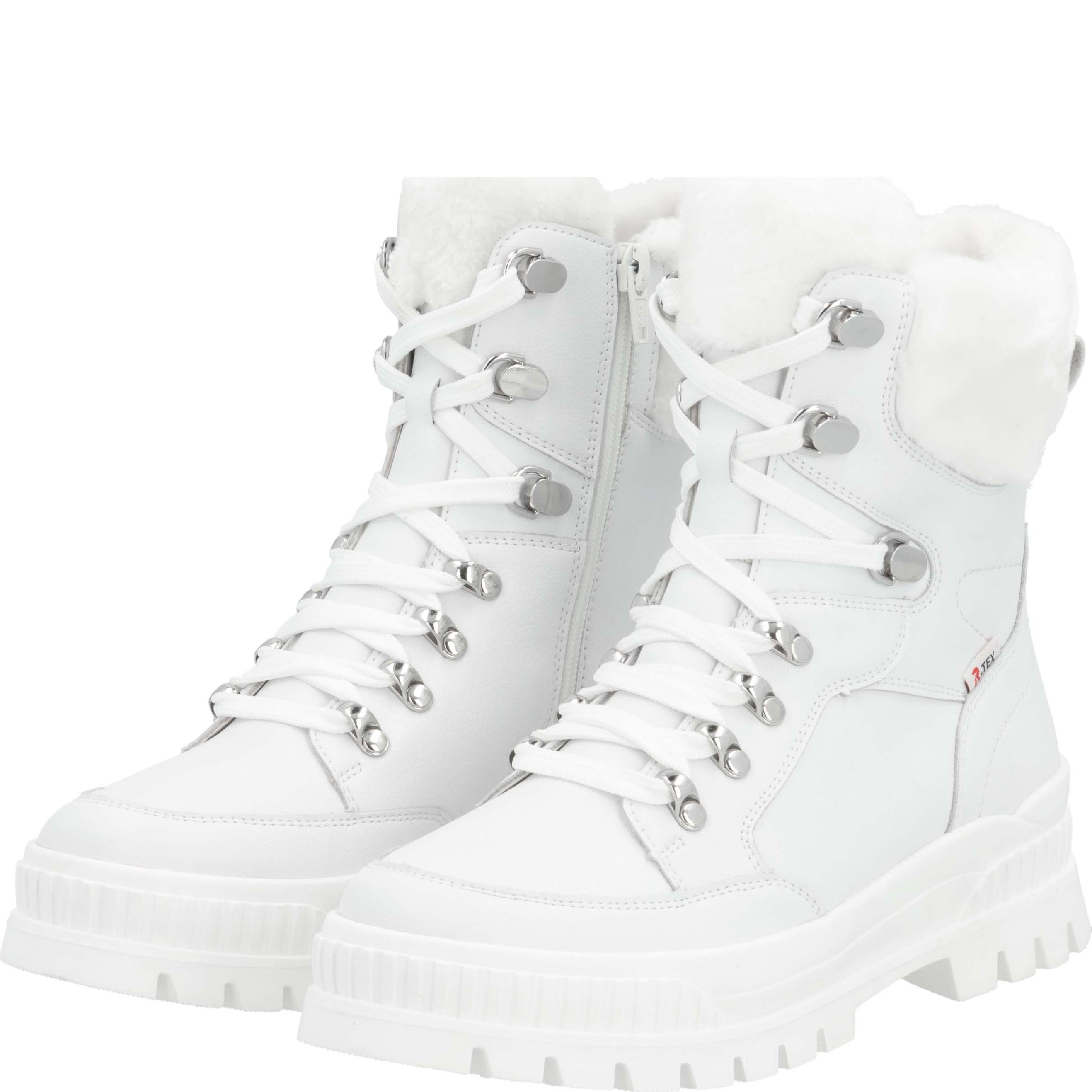 RIEKER EVOLUTION Aulinukai moterims, Balta, Ladies mid height boots 9