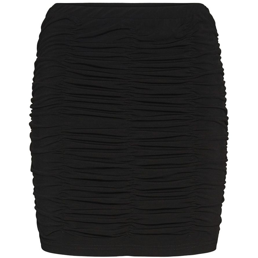 NOISY MAY Mini sijonas moterims, Juoda, NMCASSIE HW MINI SKIR 1