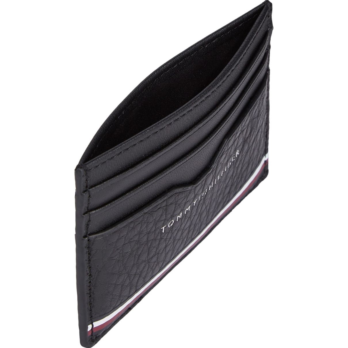 TOMMY HILFIGER Piniginė vyrams, Juoda, Central cc holder 3