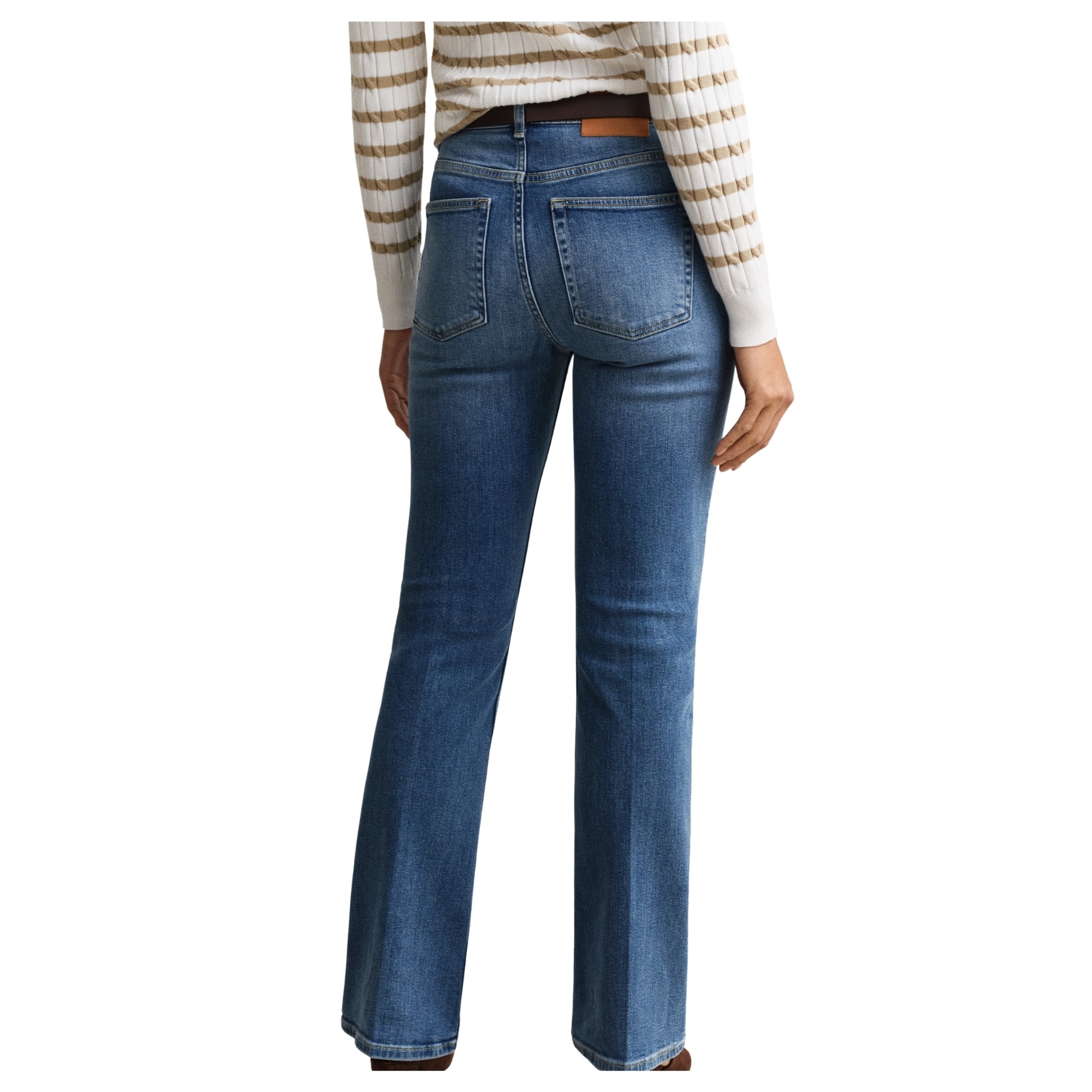 GANT Platėjantys džinsai moterims, Mėlyna, 4100307-972 Flared 3