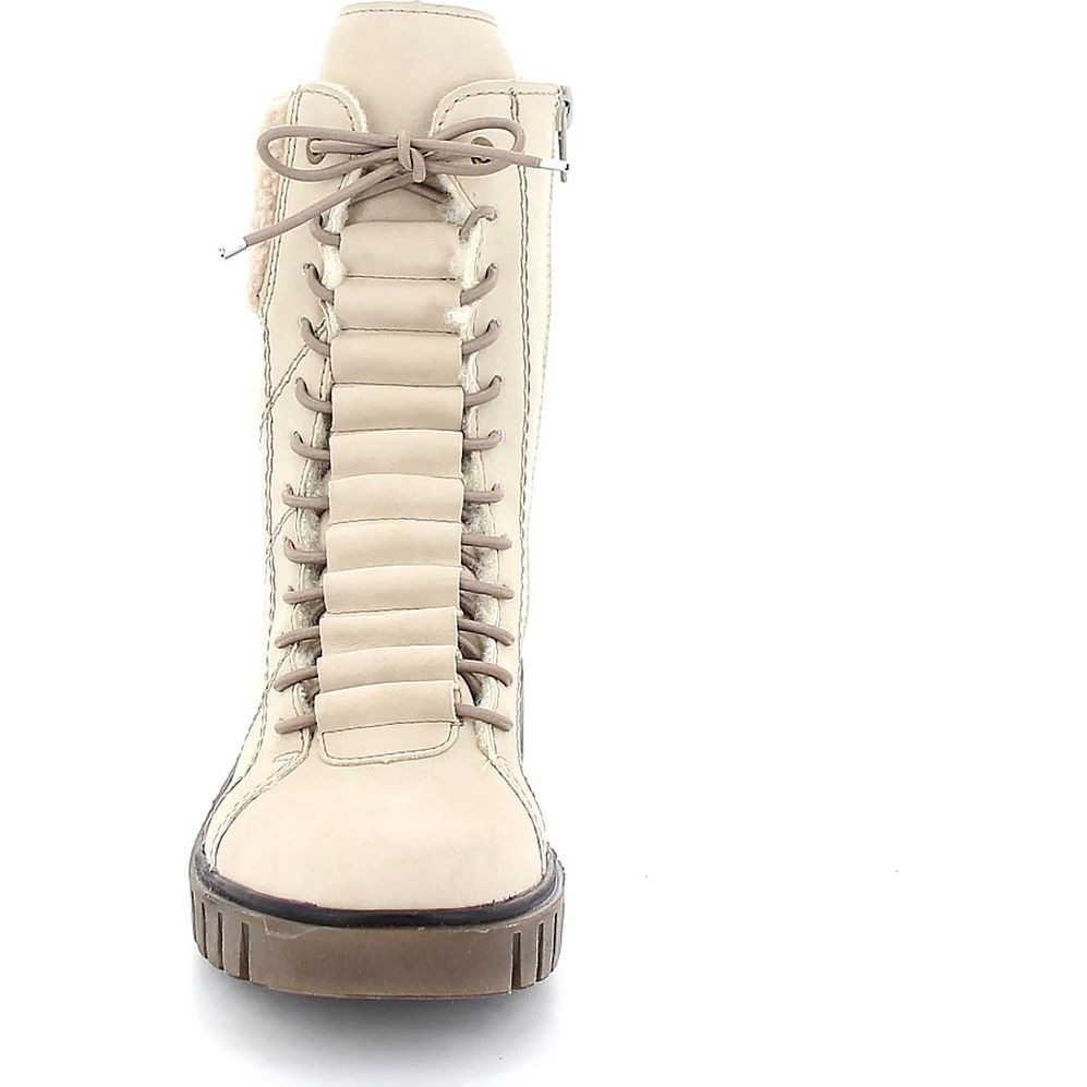 RIEKER Aulinukai moterims, Smėlio, Ladies mid height boots 3