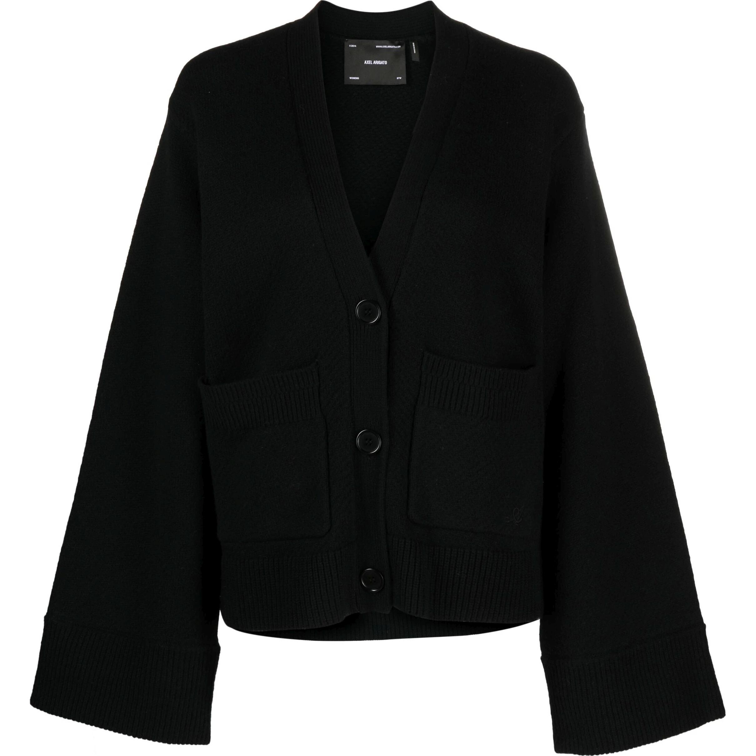 AXEL ARIGATO Kardiganas moterims, Juoda, Memory relaxed cardigan