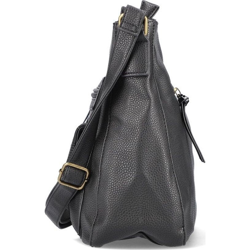 RIEKER Pirkinių krepšys moterims, Juoda, Tote bag 4