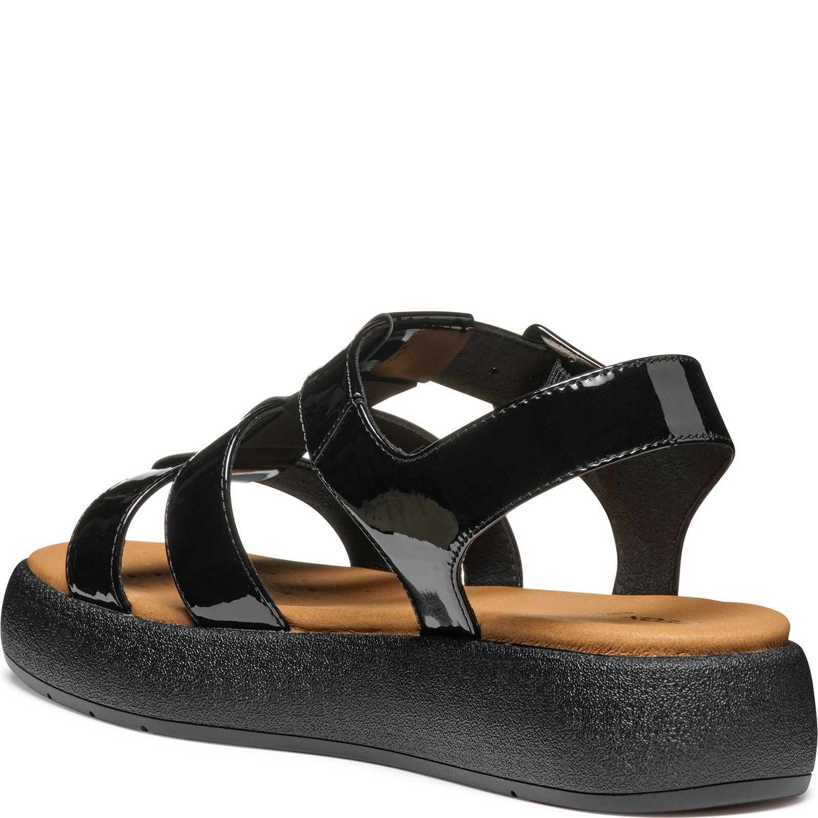GEOX Basutės moterims, Juoda, Camalei sandals 2