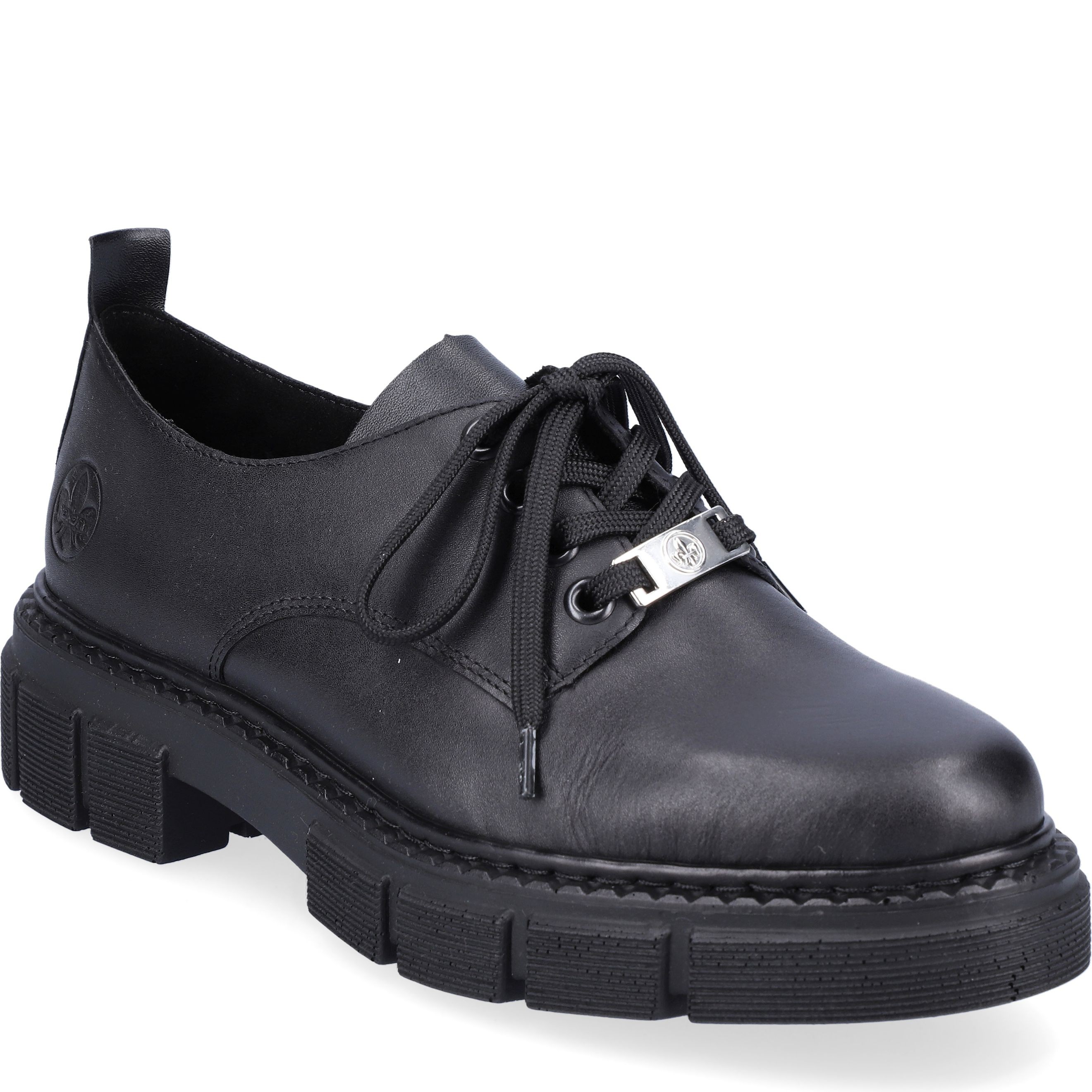 RIEKER Loaferiai moterims, Juoda, LOAFERS 1