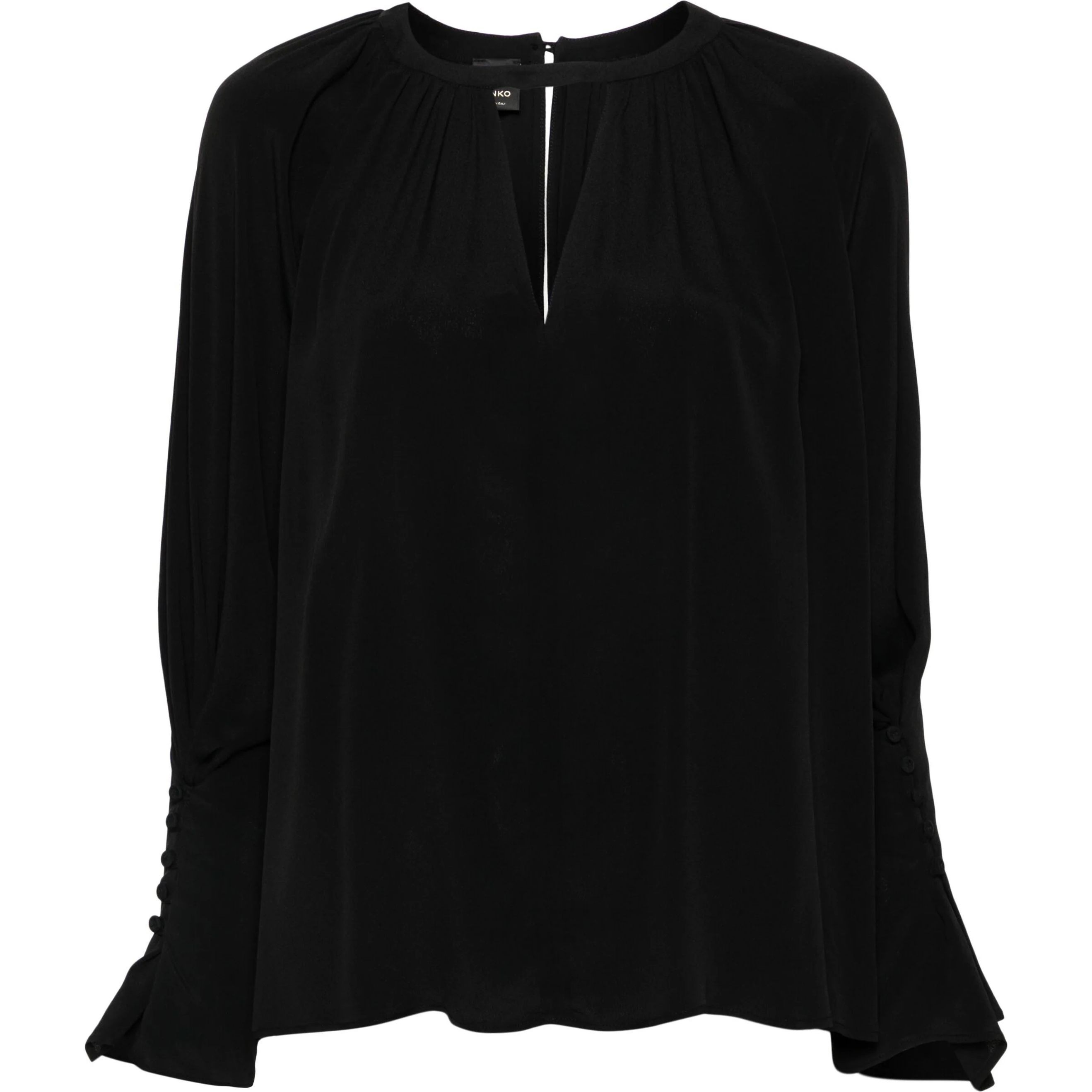 PINKO Palaidinės moterims, Juoda, Pecan blouse
