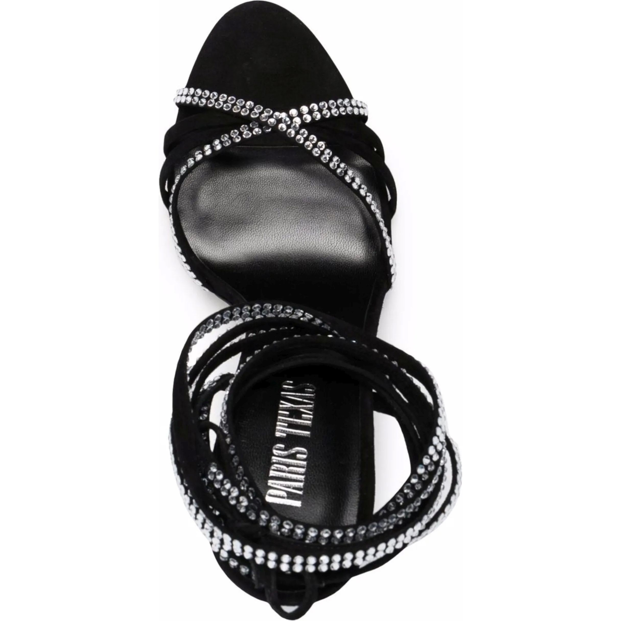 PARIS TEXAS Aukštakulniai moterims, Juoda, Holly nicole lace up sandal 4