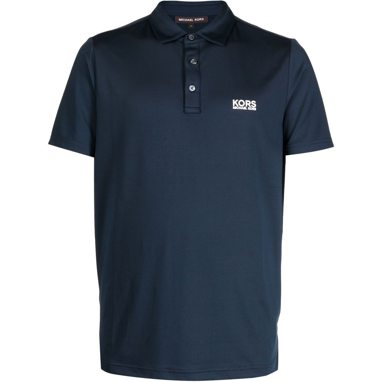 MICHAEL KORS Polo marškiniai trumpos rank. vyrams, Mėlyna, Golf chest logo polo