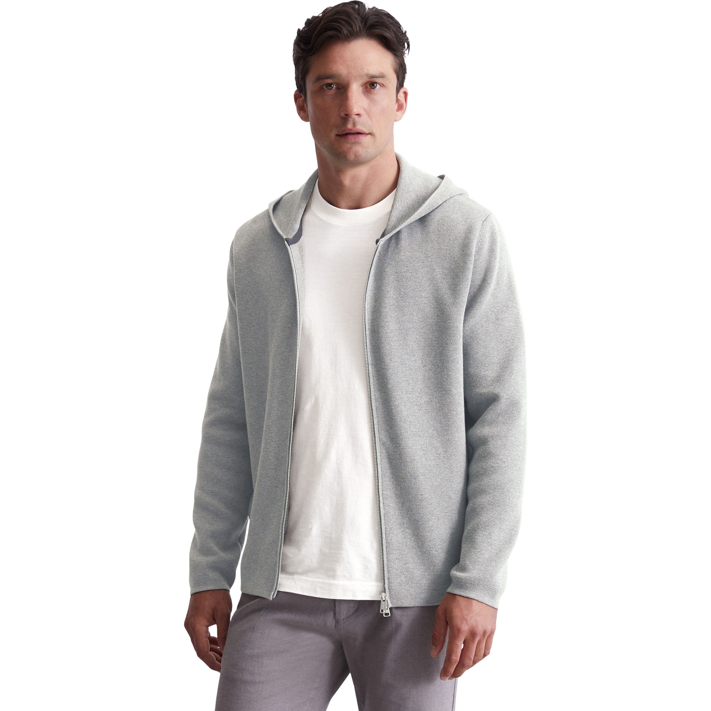 MARC O'POLO Džemperis vyrams, Pilka, Hoodies M28501661206 2