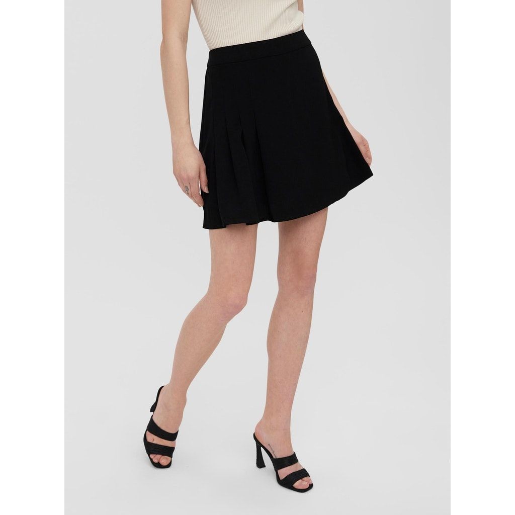 VERO MODA Mini sijonas moterims, Juoda, VMJENNY NW SHORT SKIR 3