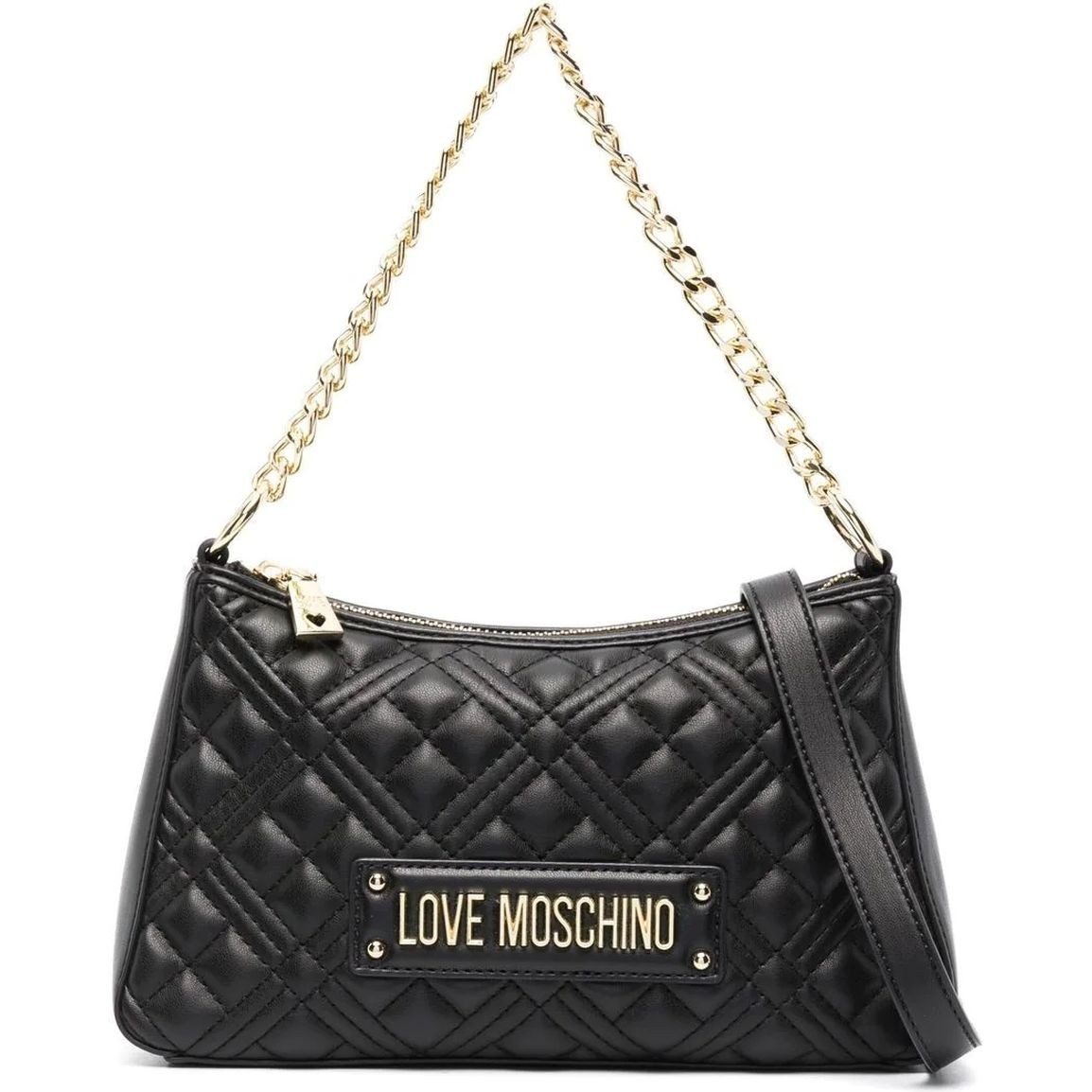 LOVE MOSCHINO Rankinė per petį moterims, Juoda, Crossbody 1