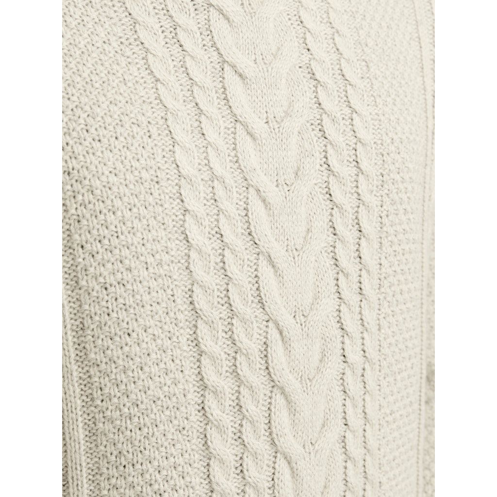 JACK & JONES Megztinis su kaklu vyrams, Balta, Craig knit roll neck 7