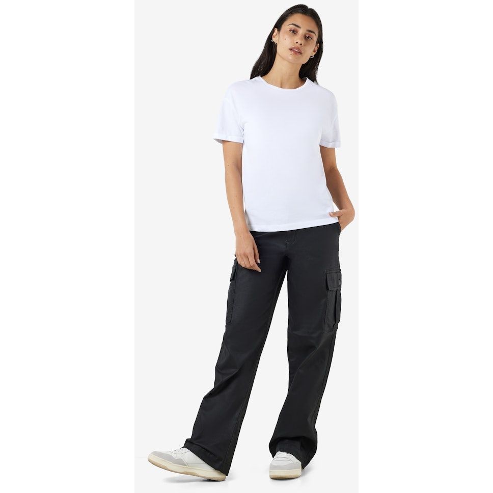 NOISY MAY Marškinėliai moterims, Balta, Nmbrandy t-shirts 3