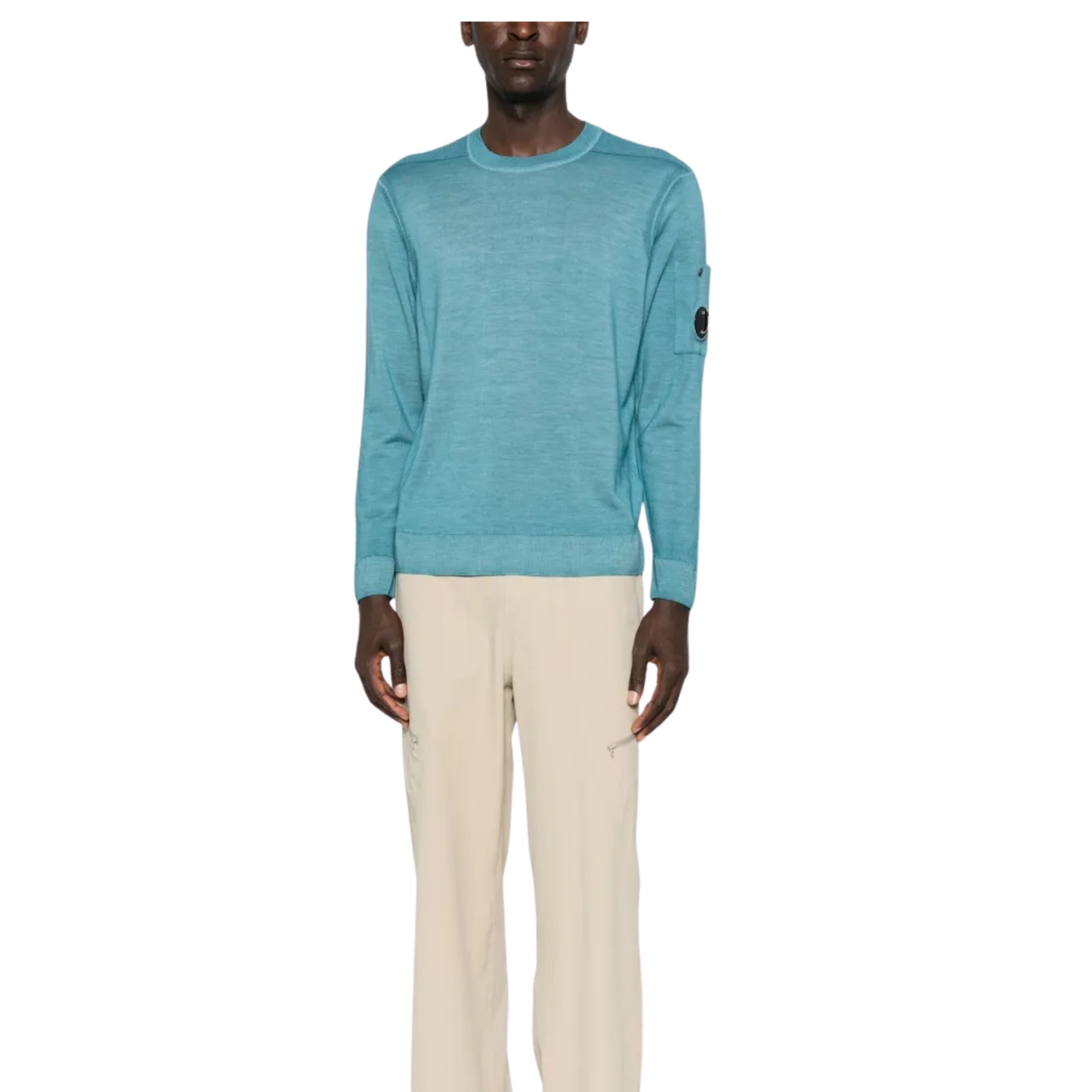 C.P. COMPANY Megztinis vyrams, Mėlyna, Crew neck 4