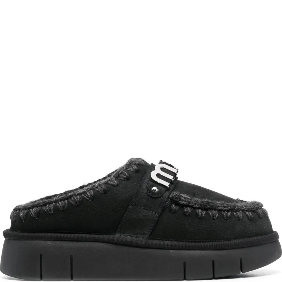 MOU Klumpės moterims, Juoda, Bounce clog metal log 1