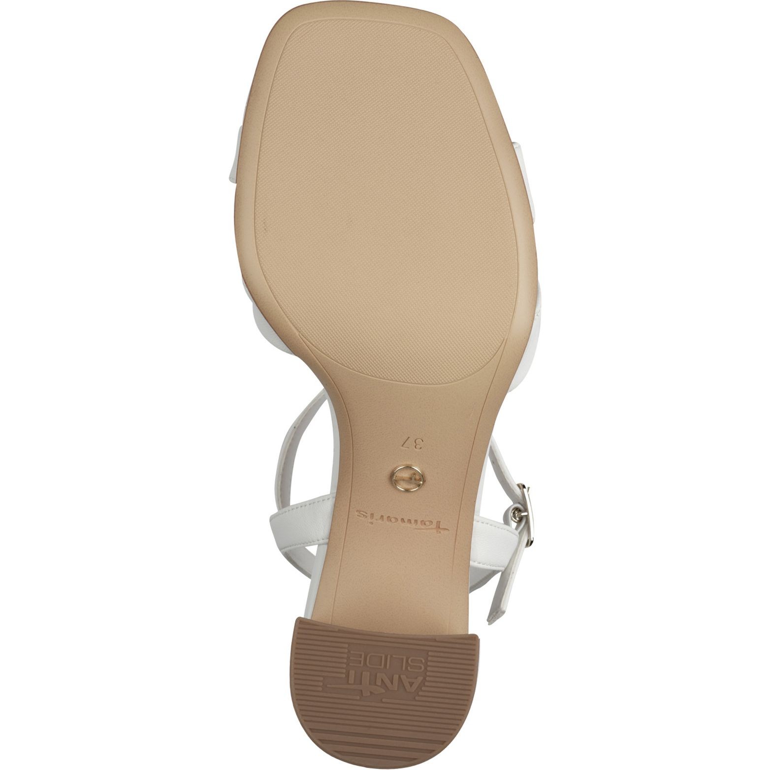 TAMARIS Basutės moterims, Balta, Sandal heel 5