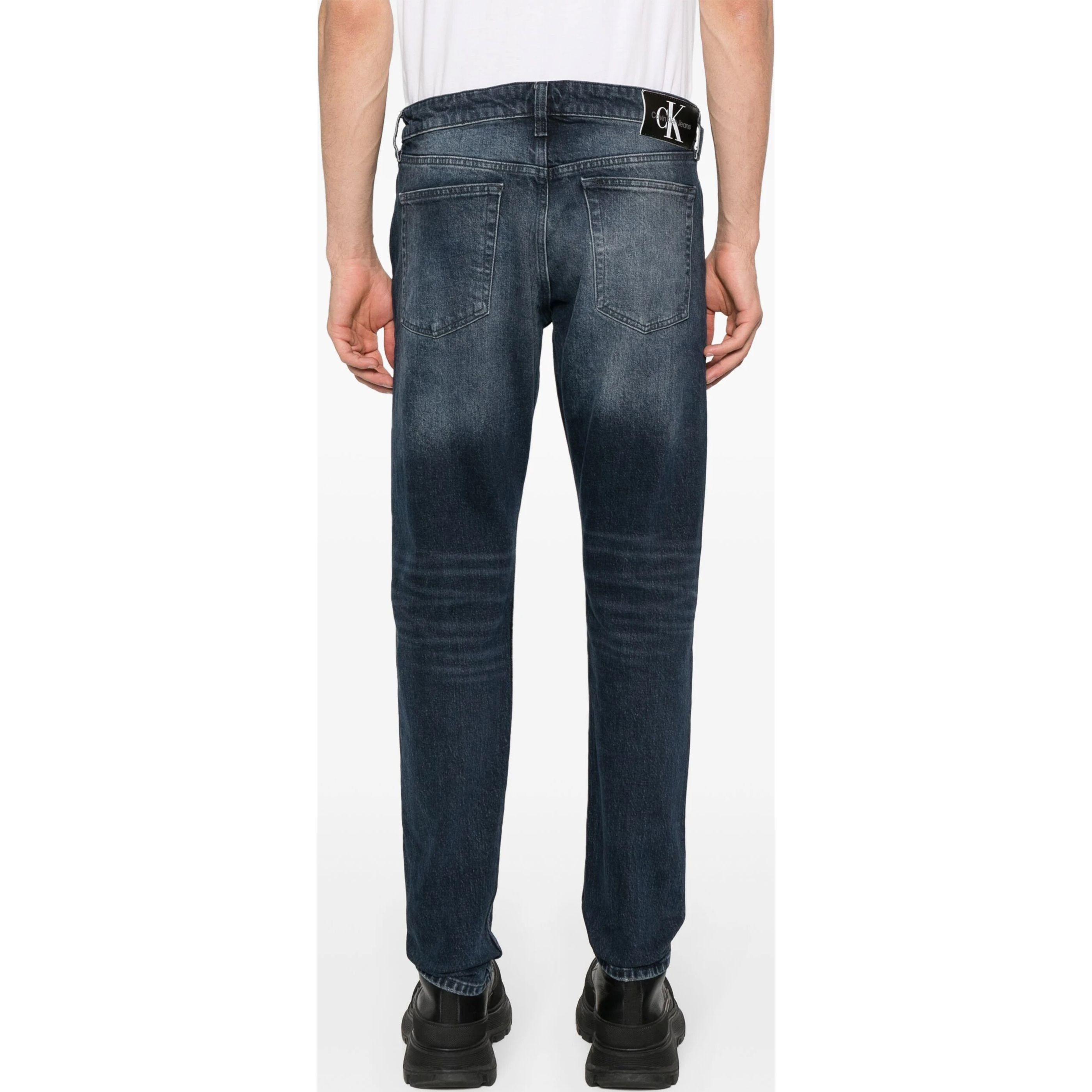 CALVIN KLEIN JEANS Tiesūs džinsai vyrams, Mėlyna, Tapered 3