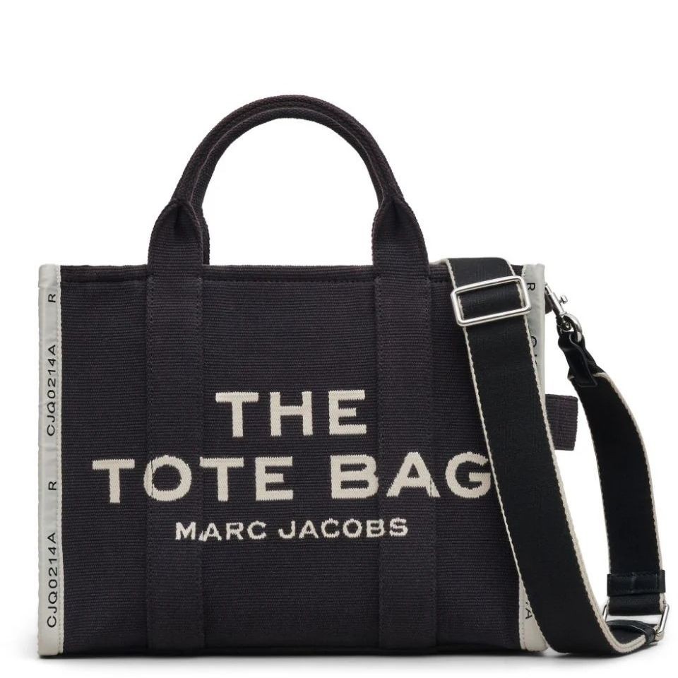 MARC JACOBS Pirkinių krepšys moterims, Juoda, Small tote 1
