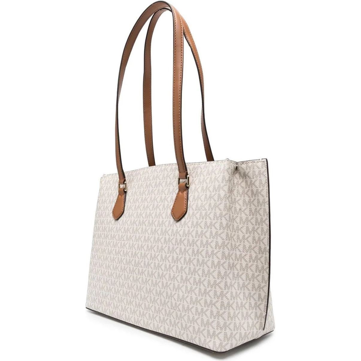 MICHAEL KORS Pirkinių krepšys moterims, Balta, Large top-zip tote 2