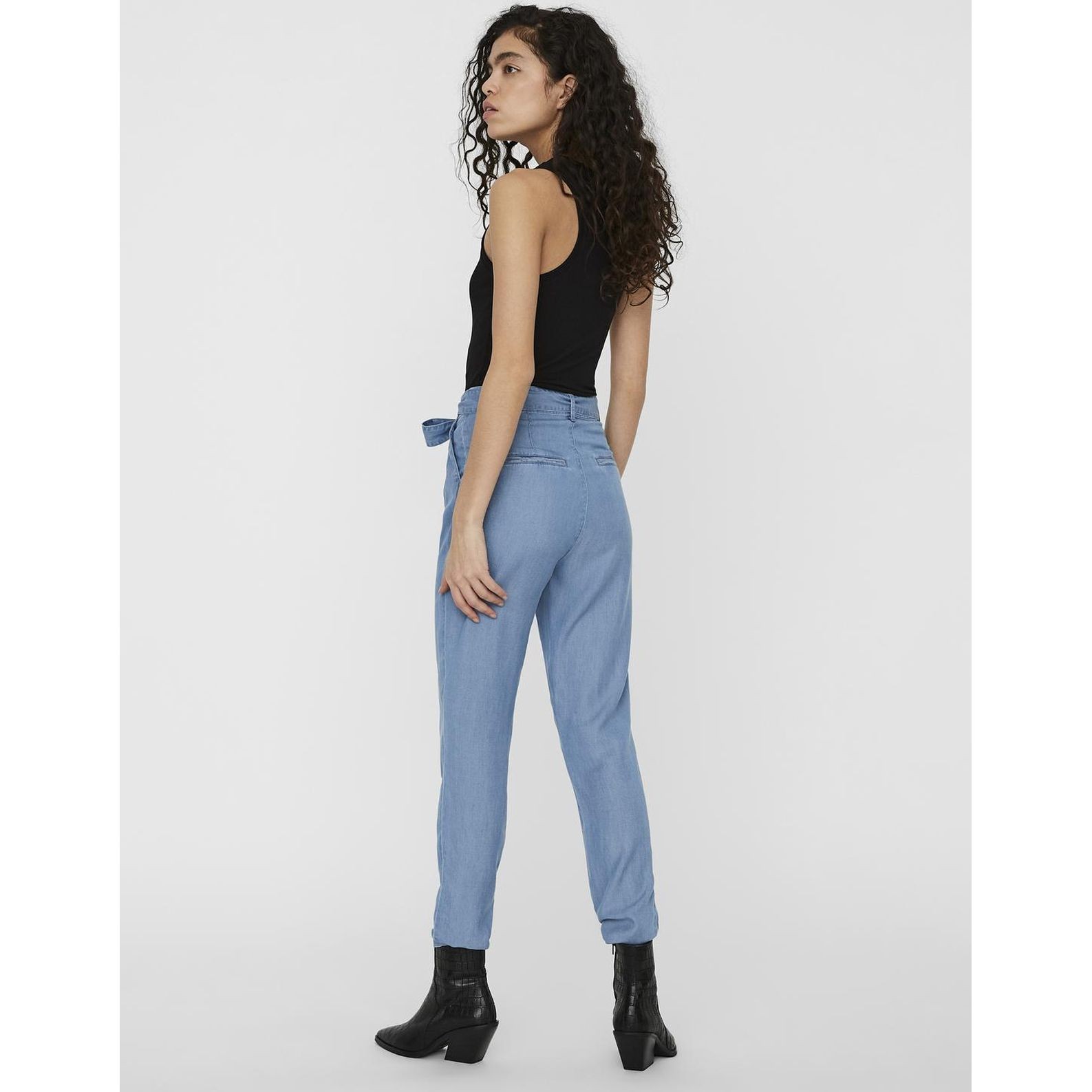 VERO MODA Kelnės moterims, Mėlyna, VMMIA HR LOOSE T 4