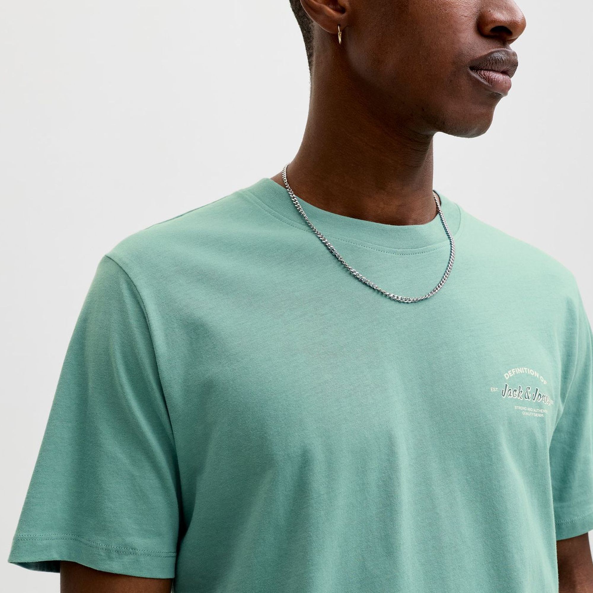 JACK & JONES Marškinėliai vyrams, Žalia, Brandon 3