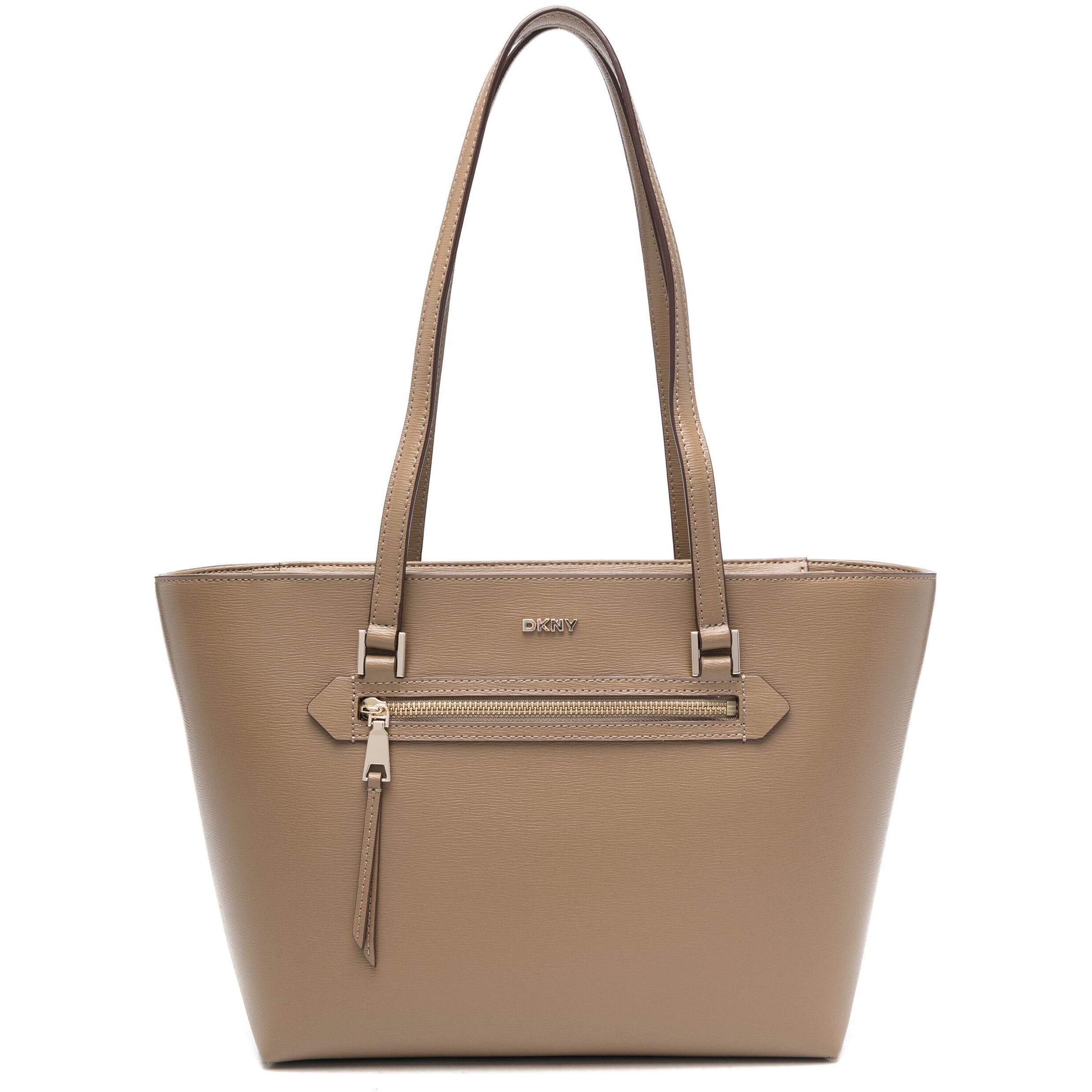 DKNY Pirkinių krepšys moterims, Mėlyna, Logo-lettering tote bag 1