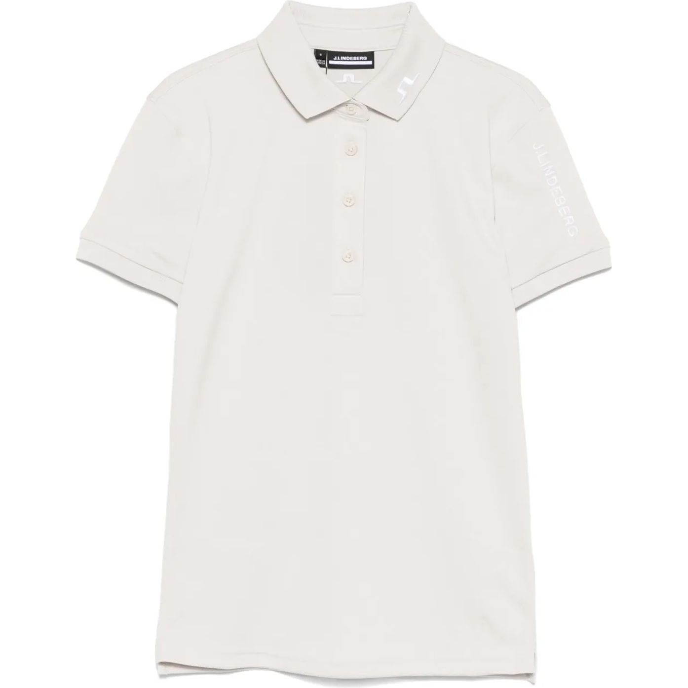 J.LINDEBERG Polo marškiniai trumpos rank. moterims, Smėlio, Tour tech polo