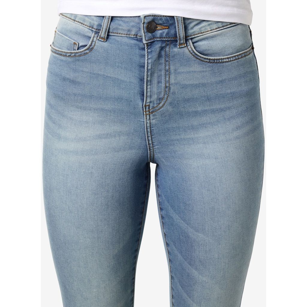 NOISY MAY Tiesūs džinsai moterims, Mėlyna, NMSALLIE HW FLARE JEA 7