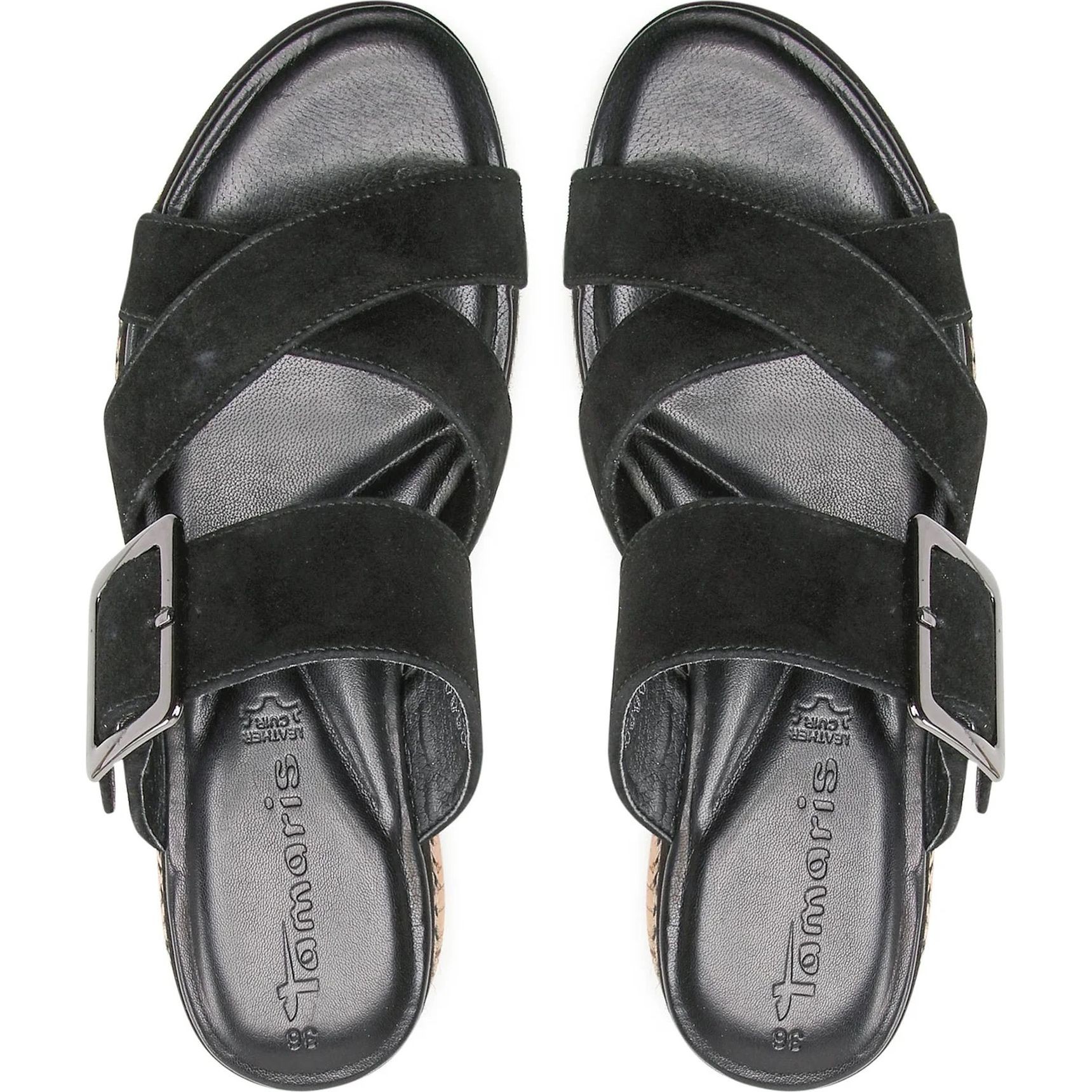 TAMARIS Klumpės moterims, Juoda, MULES 4