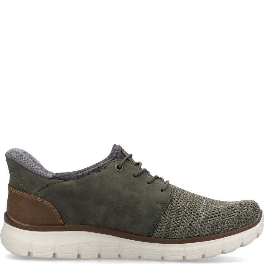 RIEKER Laisvalaikio bateliai vyrams, Žalia, Sneakers 3