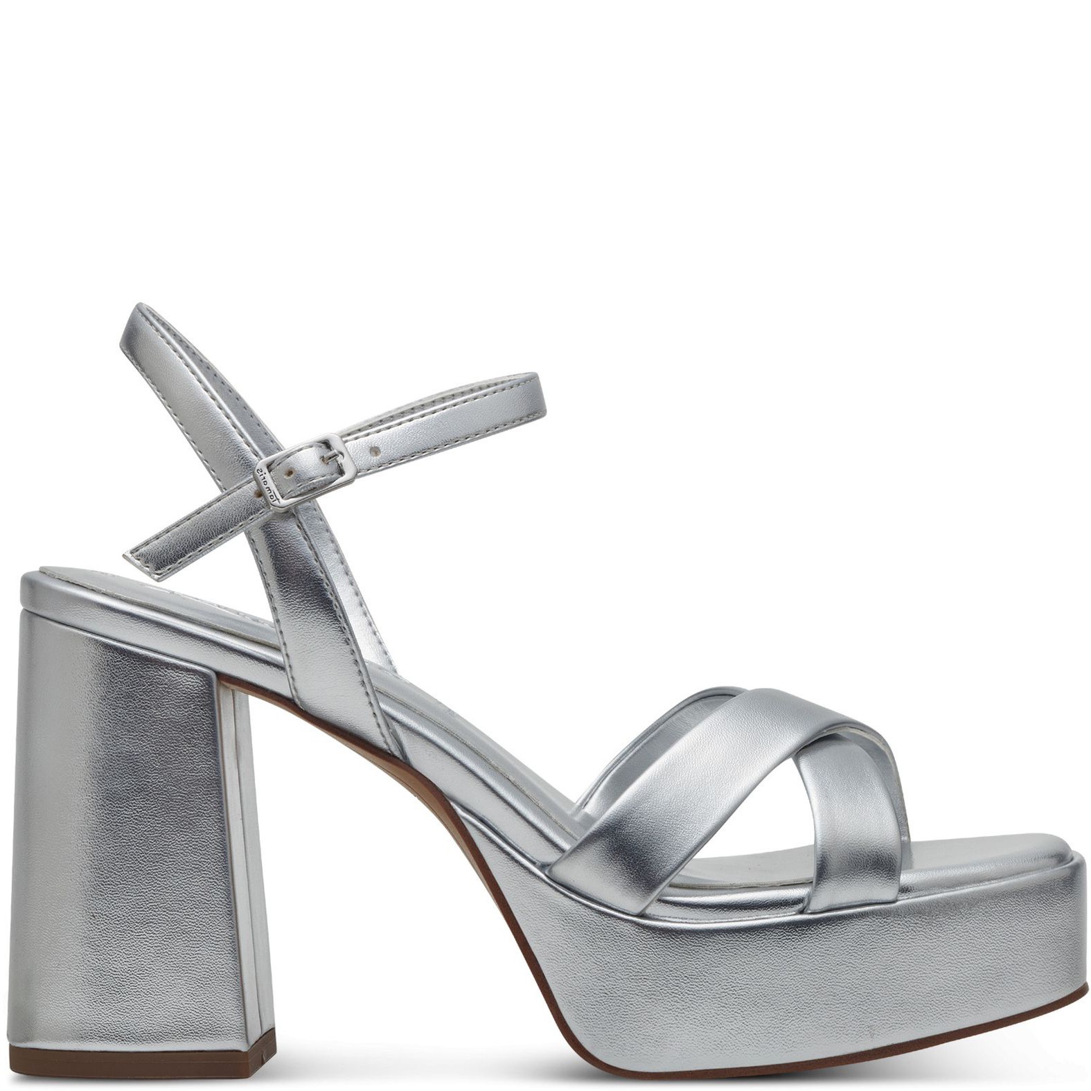 TAMARIS Basutės moterims, Sidabrinė, Sandals 2