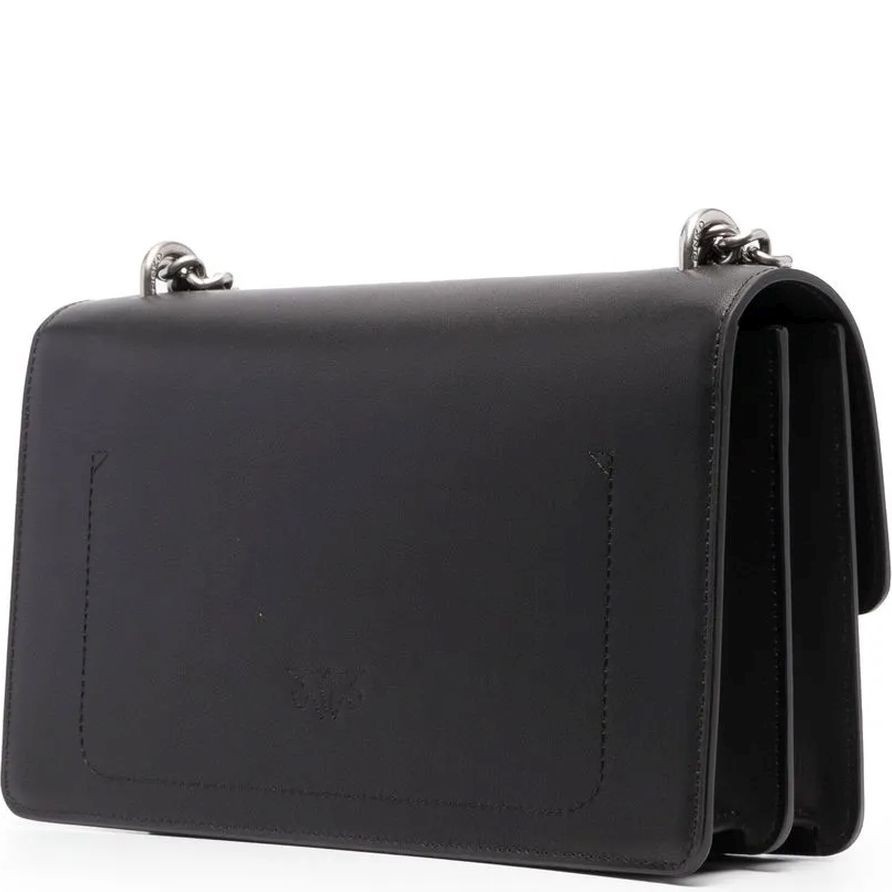 PINKO Rankinė per petį moterims, Juoda, Love one classic crossbody bag 2