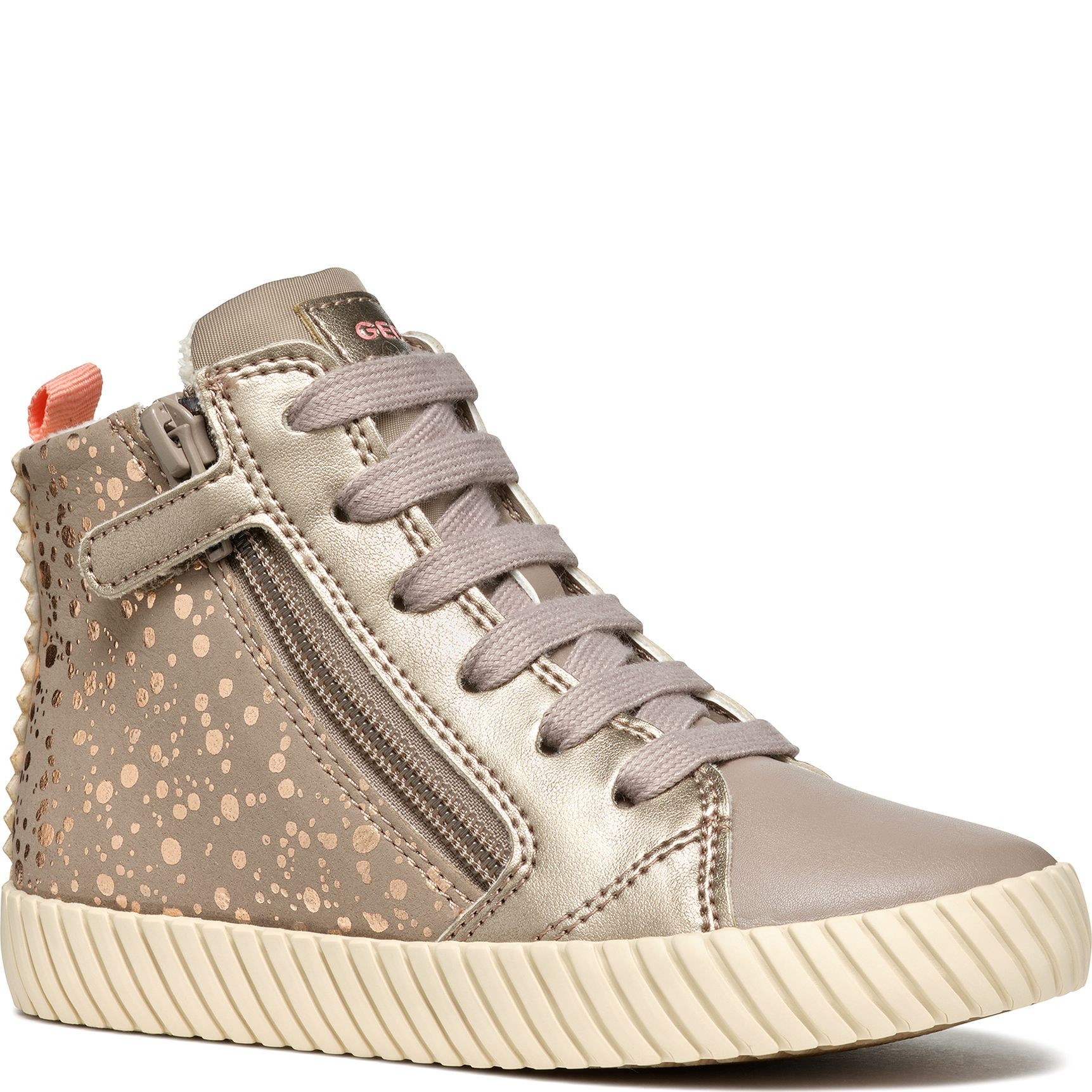 GEOX Aulinukai mergaitėms, Smėlio, Mirroless booties 1